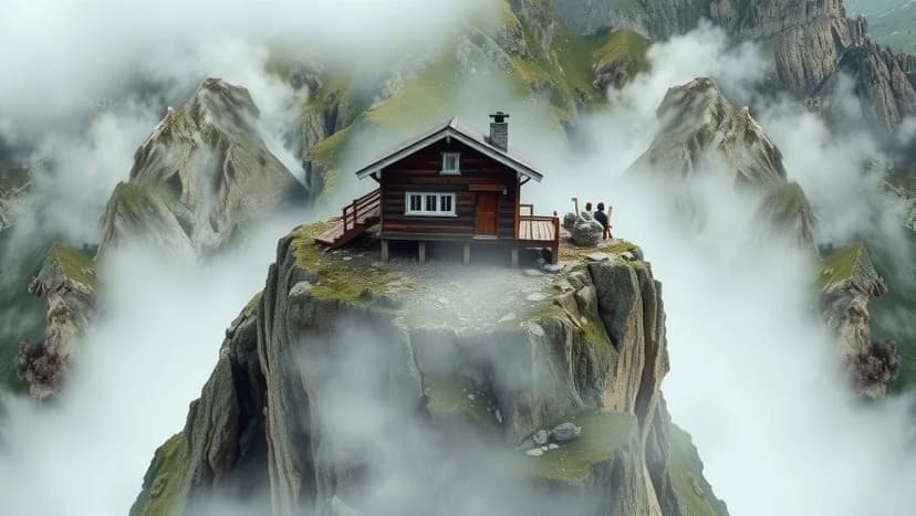 Där ingen skulle tro att någon kunde bo