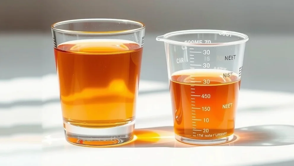 Varför blir urinen mörk trots mycket vätska