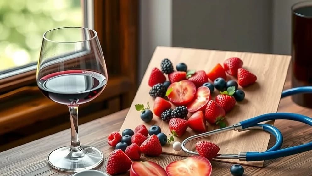 Rött vin bra för hjärtat verkligen