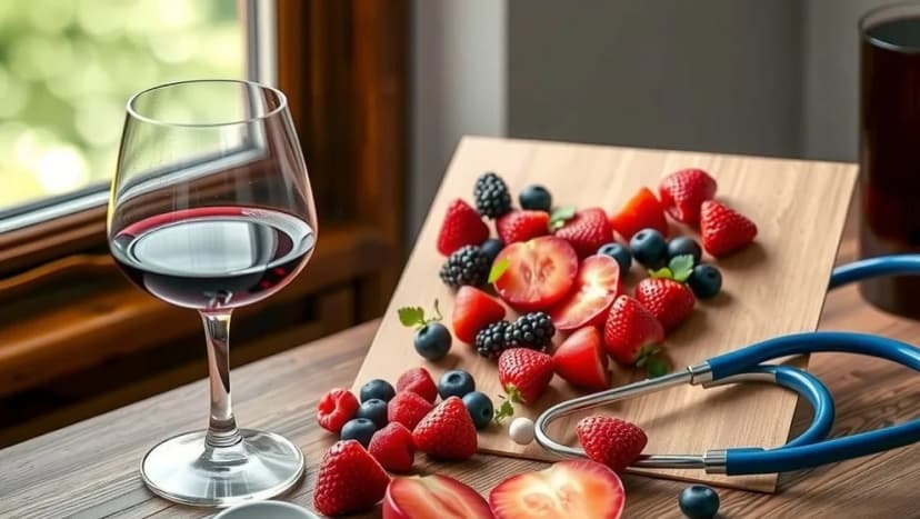 Rött vin bra för hjärtat verkligen