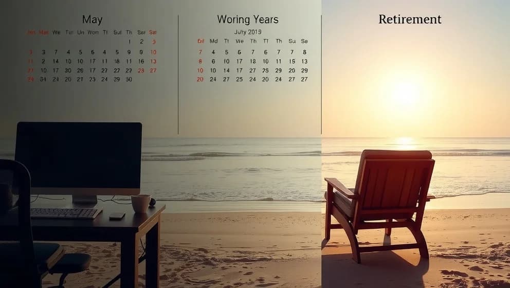 Sluta jobba vid 63 och ta ut pension vid 65