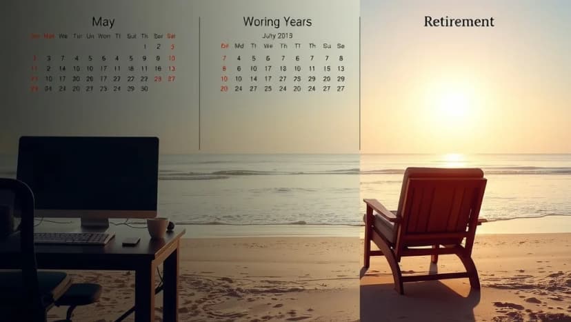 Sluta jobba vid 63 och ta ut pension vid 65